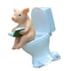 thumbnail image 5 of Figura de cerdo de resina, adorno de regalo, artesanía de animales en miniatura, adorno decorativo Libros de lectura, 5 of 9