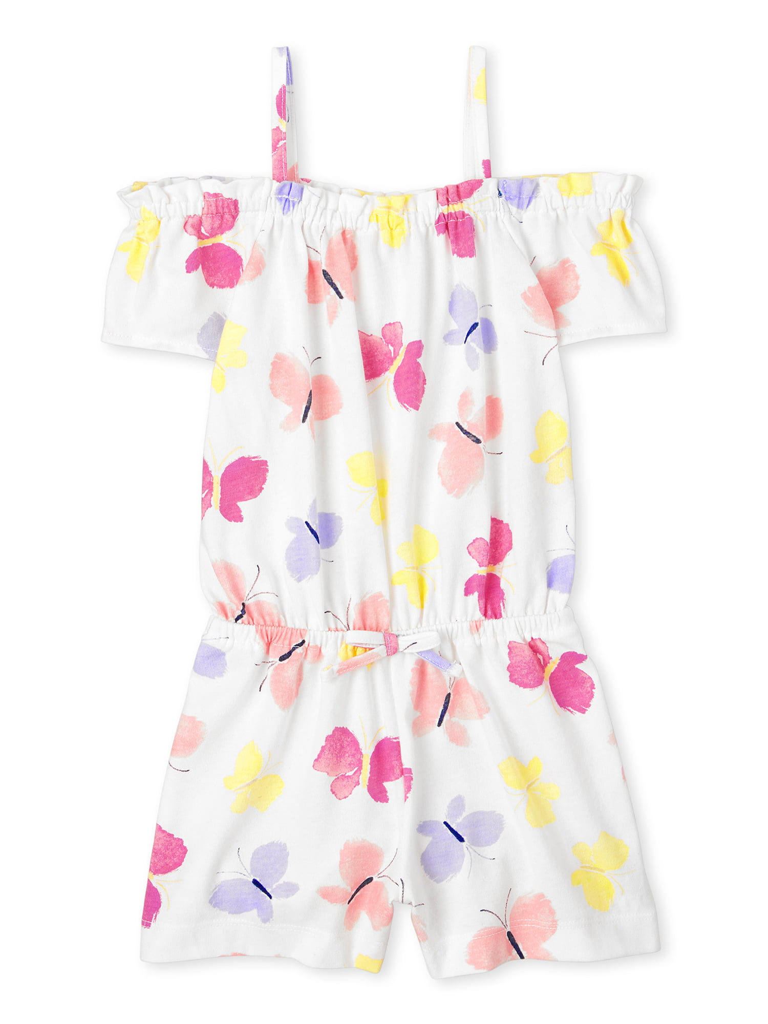 The Childrens Place Girls Cold Shoulder Rompers