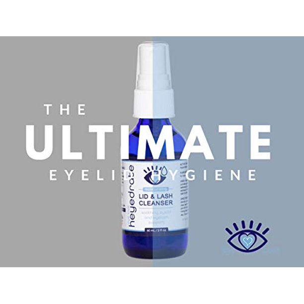 Heyedrate Lid and Lash Cleanser for Eye Irritation and Eyelid Relief