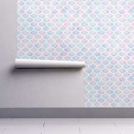 Old Wallpaper Pattern - Peel-and-Stick Removable Wallpaper Sfdesignaday Scale Seamless Pattern