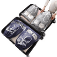 thumbnail image 6 of Wholesale Non-woven Fabric Shoe Storage Bags Dust-proof Zipper Shoe Organizer Bag Extractor Cord Bundling Bag (Navy blue 27*36), 6 of 6