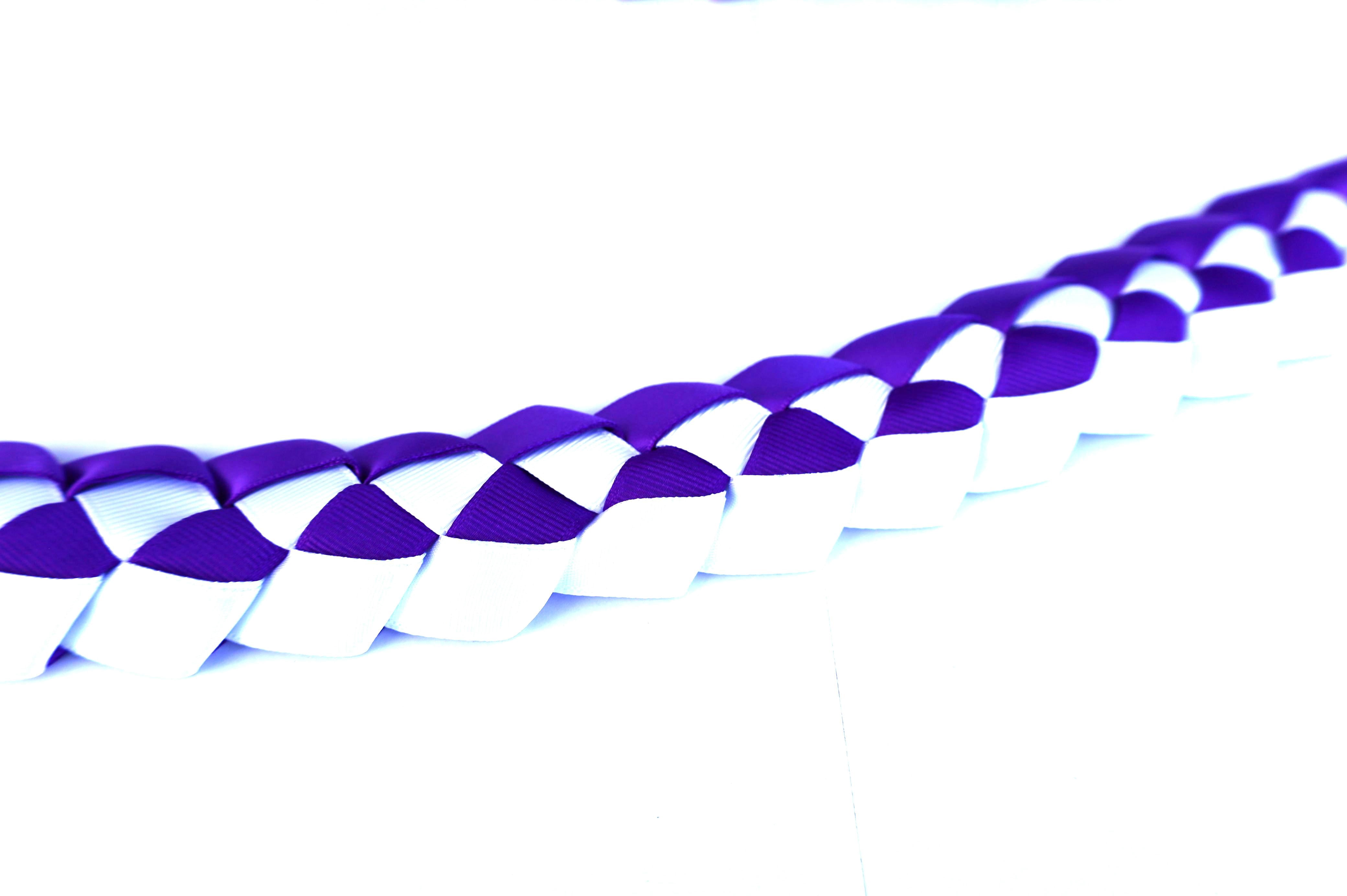 Maxport Corporation Braided Lei Purple/white