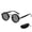 Black, variant on Adjustable Polarized Sunglasses, Stainless Steel Frame, 49mm Lenses, Day & Night Vision