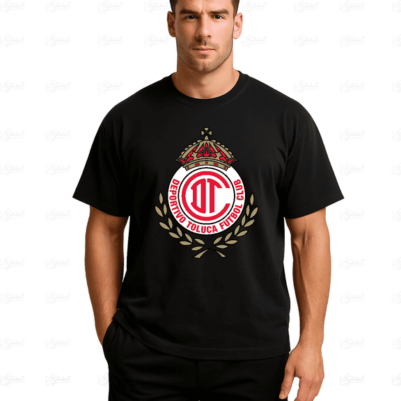 Deportivo Toluca Diablos Rojos Liga MX Soccer Football Unisex T-Shirt, up to Size 5XL