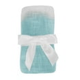 thumbnail image 2 of Ox Bay Blue/White Ombre Lightweight Adult Throw Blanket, 50" x 60", 2 of 15