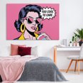 thumbnail image 3 of Stupell Industries Eclectic Too Cool To Care Iconic Canvas Art, 45 x 30, by Andreas Magnusson, 3 of 8