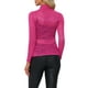 thumbnail image 3 of INSPIRAR CHIC Blusa de Encaje Floral Transparente de Manga Larga con Cuello Alto XS Fucsia, 3 of 6