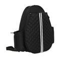 thumbnail image 3 of Mochila deportiva multiusos, portaequipaje de tenis y bádminton para clases Negro, 3 of 9