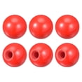 thumbnail image 1 of Unique Bargains Threaded Ball Knobs, 1.37Inch Dia M10 Female Thread Thermoset Round Ball Handles, Red 6 Pack, 1 of 5