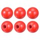 thumbnail image 1 of 6uds Roscado Bola Perillas Unique Bargains Termoestable Rojo 1.37'', 1 of 7