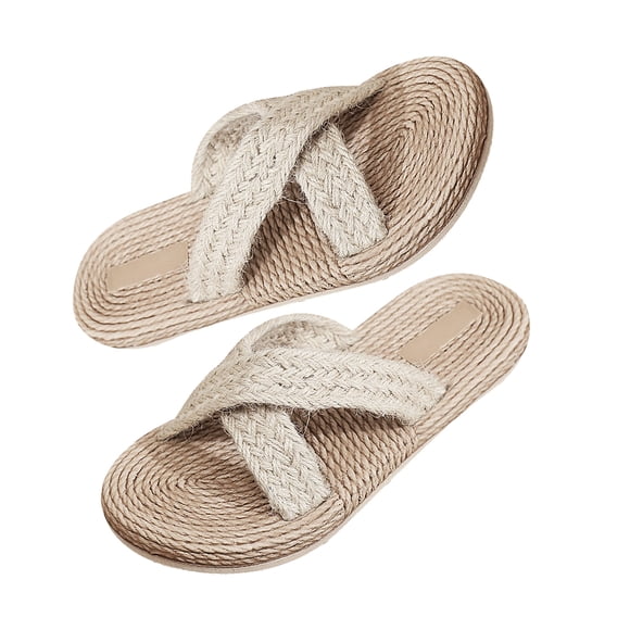 1 par de zapatillas de estilo japonés zapatillas para el hogar Sandalias cubiertas para el verano