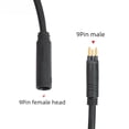 thumbnail image 5 of High-Performance 9Pin Teflon Waterproof Extension Cable for Electric Bike Motor Modification - Universal P12/M10/M6/M10-M13/M6-M13 Male-Female Connectors, Durable Construction, Easy Installation for, 5 of 5