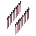 thumbnail image 1 of 20 piezas t10 w5w extensión de conector de bombilla de soporte de enchufe de goma suave pláshico cobre para cochetas bicicletas barcos scooters remolones negros + rojo, 1 of 7