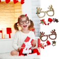 thumbnail image 1 of Xihbxyly Oferta Del Dia Lindo Juego de Gafas con Horquillas para El Pelo para Vacaciones Navideñas, Conjunto de Marcos de Gafas con Horquillas para Niñas y Niños, Accesorios de Disfraces para Fiestas, 1 of 6