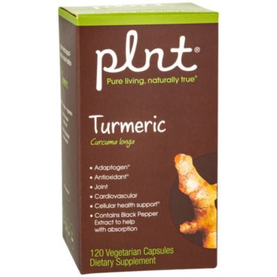 - plnt Turmeric With Natural, NonGMO Indian Turmeric Root, Supports Joint Mobility, Cellular Health Support Provides Antioxidant Benefits (120 Vegetarian Capsules)
