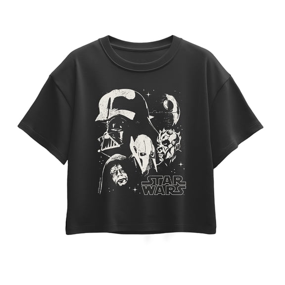 Star Wars - Darth Collage - Youth Girls Boxy T-Shirt