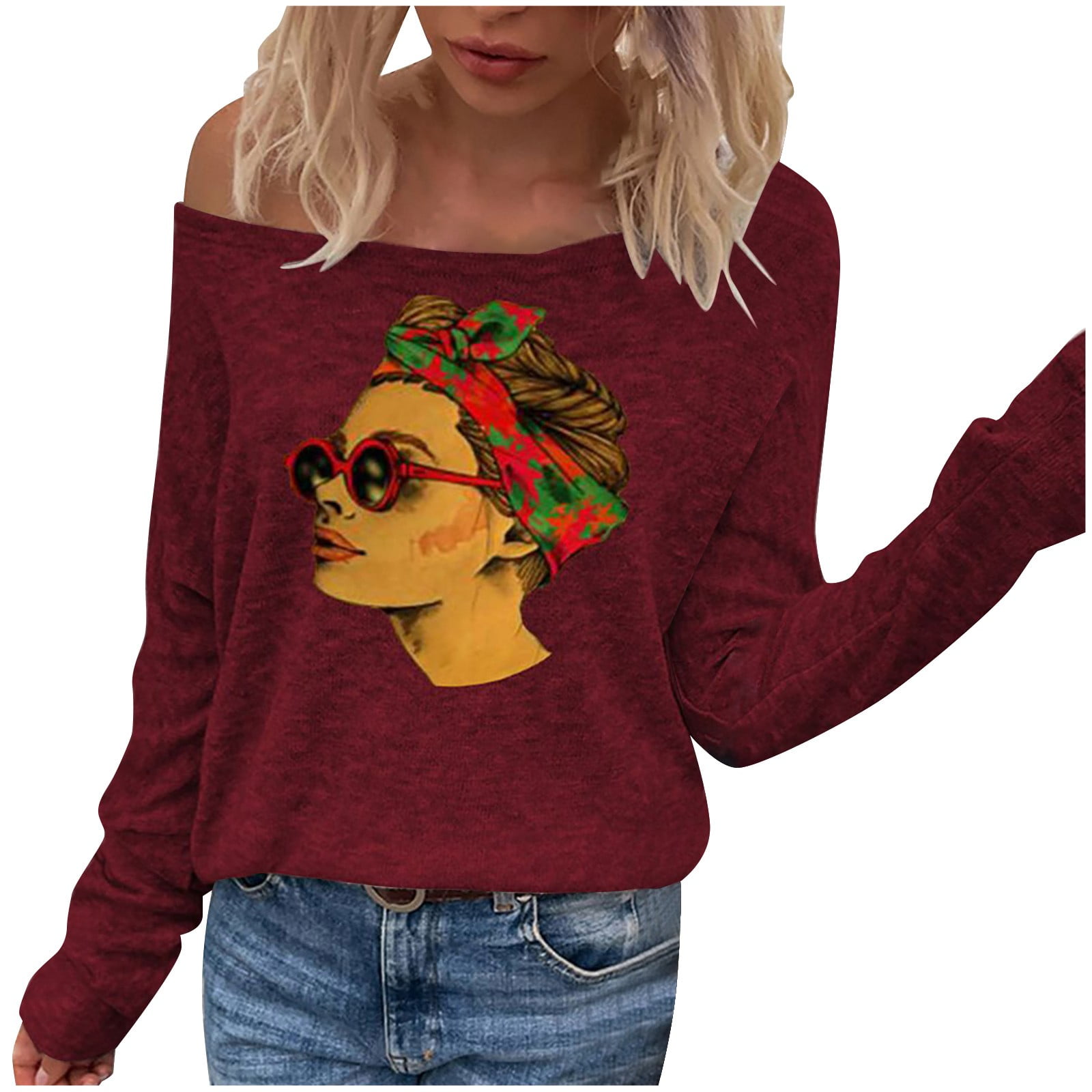 lightweight off shoulder sweater