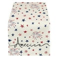 thumbnail image 2 of Darzheoy 4th of July Table Runner, America Flag Memorial Day Table Runners, Stars Stripes Patriotic Table Decoration, Independence Day Table Runner for Kitchen Dining Party Home Decor, 2 of 6