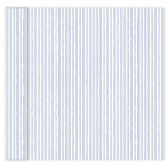 Blue Stripe Wallpaper Peel and Stick Wallpaper Wall Paper Self Adhesive Liner Furniture Cabinet Contact Paper for Cabinet Shelf Drawer Liner Bedroom DIY Decor