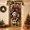 A#, variant on Holiday Christmas Door Curtain, 4-Piece, Style A, Printed Holiday Backdrop for Front Door, Wall, Party Photo Area and Seasonal Home Decor