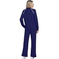 thumbnail image 4 of EASYBRAUS Women 2 Piece Sweatsuit Set Long Sleeve Crewneck Sweatshirt Wide Leg Split Pants XS-XXL, 4 of 5