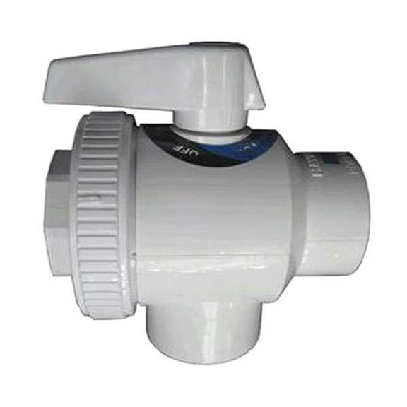 Hayward Deluxe Four Port 1-1-2in. FIP Threaded Ball Valve SP0735