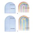 thumbnail image 5 of LICEWO Rainbow Tray Silicone Molds Large Arched Striped Pallet Mold for Home Decoration, 5 of 13