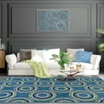 thumbnail image 2 of Superior Burgess Geometric Indoor Area Rug, Blue, 2' x 3', 2 of 6
