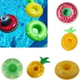 thumbnail image 4 of ‘s Kitchen Pool Fruit Shape Inflatable Drink Cup Holders Watermelon Pineapple Lemon Floatable Coasters, 4 of 9