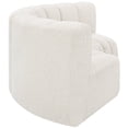 thumbnail image 5 of Meridian Furniture Arc Cream Boucle Fabric Modular Sectional, 5 of 9