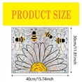 thumbnail image 5 of 2X Adorable Pegatina de Vidrio Estilo Abejas, Calcomanías para Ventanas de Abejas, Calcomanías para Vidrieras de Girasol, Calcomanías para Ventanas de Girasoles, 5 of 5