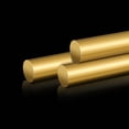 thumbnail image 3 of 1/4 Inch Brass Round Rod, Favordrory 4Pcs Brass Round Rods Lathe Bar Stock, 1/4 Inch In Diameter 14 Inches In Length, 3 of 5