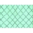 thumbnail image 1 of Ahgly Company Machine Washable Indoor Rectangle Solid Turquoise Blue Modern Area Rugs, 2' x 4', 1 of 4