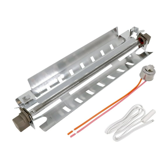 EvertechPRO All-in-one Repair Maintenance Kit Includes WR51X10055 Defrost Heater WR55X10025 Temperature Sensor WR50X10068 Defrost Thermostat 3 Pack Replacement for GE Refrigerator 914088 AH303781