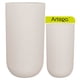 thumbnail image 1 of Macetas modernas set grande de 2 piezas para exteriores KUALA color Blanco White off de Polietileno ultra ligera Artego Japi hecho en Brasil, 1 of 6