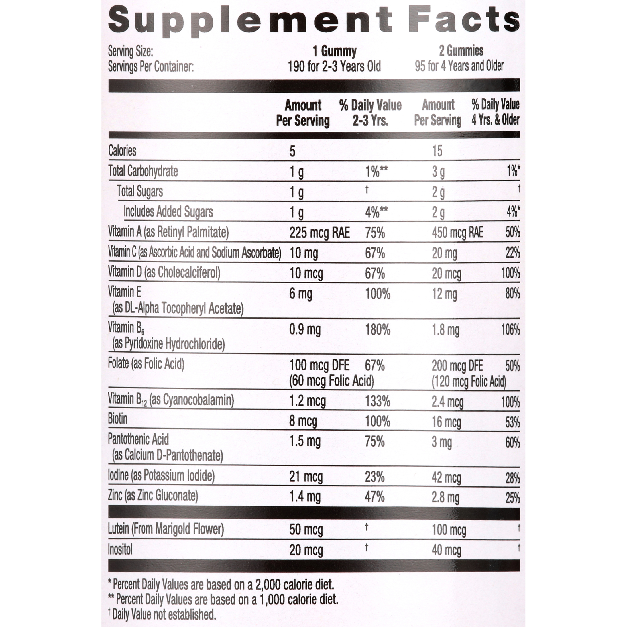 Equate Kids Multivitamin Gummies, Natural Fruit Flavor photo 2