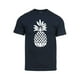 T-Shirt Manches Courtes Homme Ananas - Bleu Marine - Moyen – image 1 sur 1