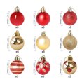 thumbnail image 4 of Inteprter Paquete de 50 bolas de Navidad para colgar en ambientes festivos, decoraciones para fiestas de invierno, adornos resistentes a la Kits de decoración para fiestas, 4 of 6