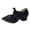 Black, variant on Women's La𝖼e Up Chun𝗄𝗒 Sandals Ma𝗋y Jane𝗌 Dress Shoes Cute Retro Hollow Sandles Closed Toe Soft Sole Dance Shoes for Ballroom Latin Pract𝗂ce Wear