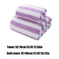 thumbnail image 3 of Oggfader Bath Towel Sets Sale Velvet Absorbent Bath Towels For Adults Face Towel Bath Towel Set Soft Comfortable Bathroom Towel Set Highly Absorbent Soft Bathroom Towels Set Purple, 3 of 6