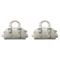 thumbnail image 1 of Bolso Mano Retro Hobo para Mujer Cruzado Cuero PU Diario () Blanco, 1 of 7