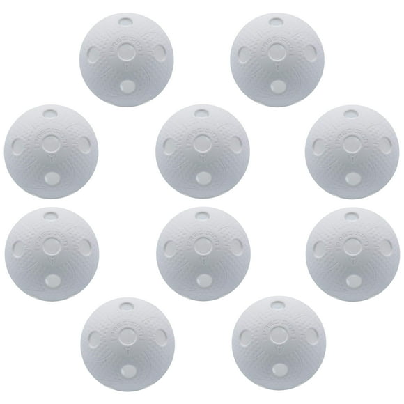 EXEL Precision Series Floorball Balls - 10-Pack