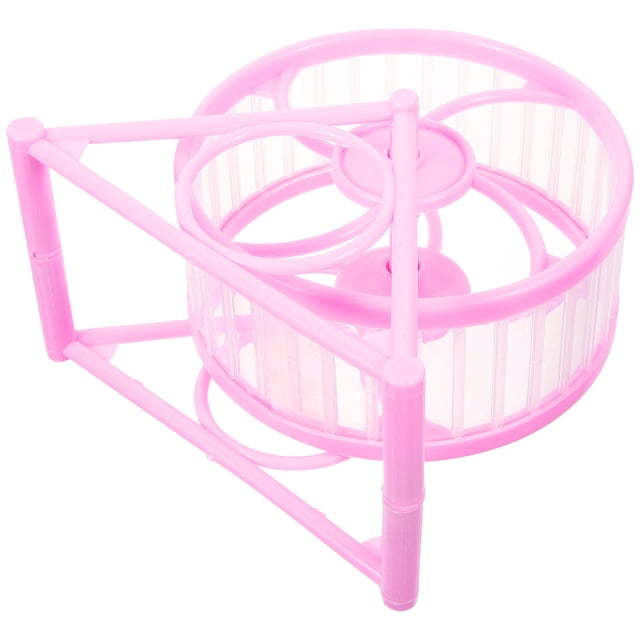 unbranded Silenciosa Para Hámster Y Pequeños Mascotas En Color Rosa Para Ejercicio Y Entretenimiento En Casa
