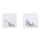 thumbnail image 4 of Toystoory Cubierta de silla de Navidad Adorno Cocina Fiesta de vacaciones Banquete Cubiertas traseras Decoración Comedor Restaurante Hotel Kits de decoración para fiestas Copo de nieve Toystoory HA069192-01, 4 of 6