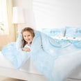 thumbnail image 4 of Manfei Kawaii Bowtie 7-Piece King Bedding,Lovely Initial S King Bed in a Bag,Blue,Polkadot Reversible, 4 of 7