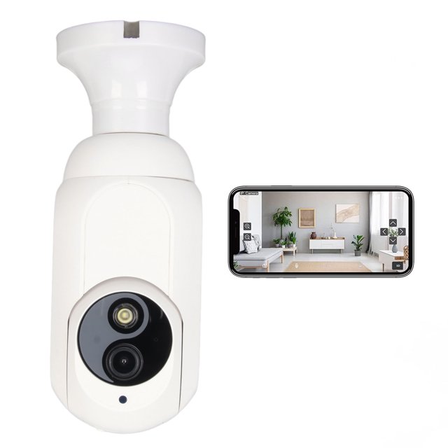 Cámara de Seguridad Inalámbrica WiFi ANGGREK con Detección de Movimiento 110-240V