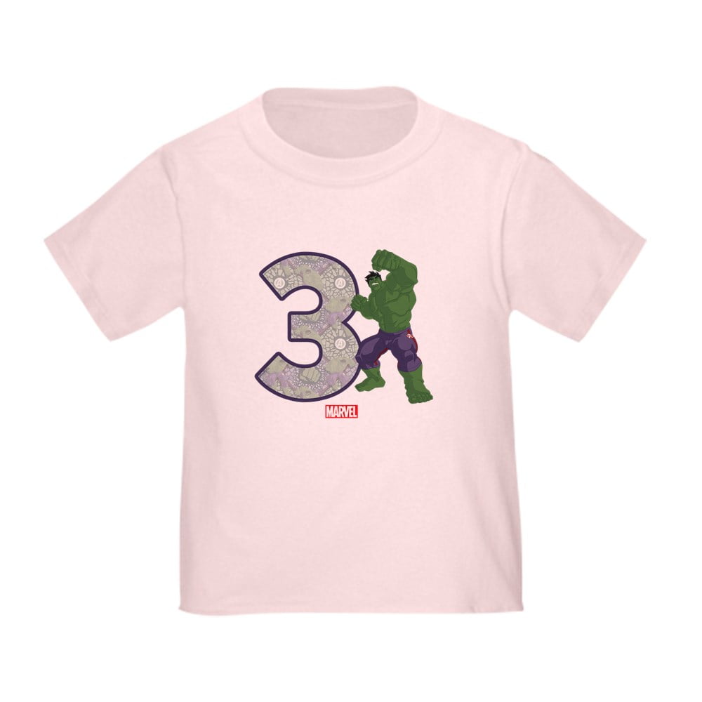 CafePress Hulk Birthday Age 3 Toddler T Shirt Cute Toddler TShirt