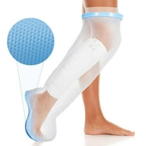 GYTF 100% Waterproof Leg Cast Cover for Showering, Reusat Covers for Shower Leg, Cast Bag for Shower, Cast Cover for Showering Foot