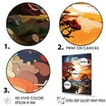 thumbnail image 3 of Designart "Rainbow Colored Baobabs I" Tree Baobab Floater Framed Wall Art Prints, 3 of 5
