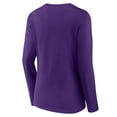 thumbnail image 3 of Women's Fanatics Purple Clemson Tigers Campus Long Sleeve V-Neck T-Shirt, 3 of 3